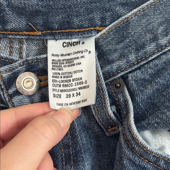 CINCH Men’s Straight Leg 100% Cotton Denim - Picture 2 of 5